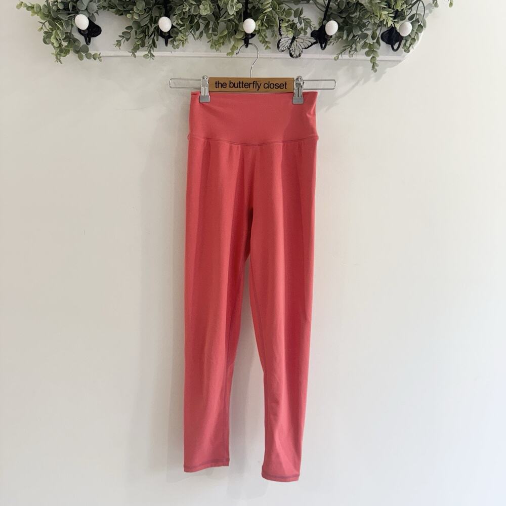 P’tula Pink 23” Athletic Leggings Small yoga workout gym #TS